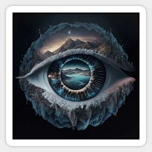 Gods Eye Sees All Sticker